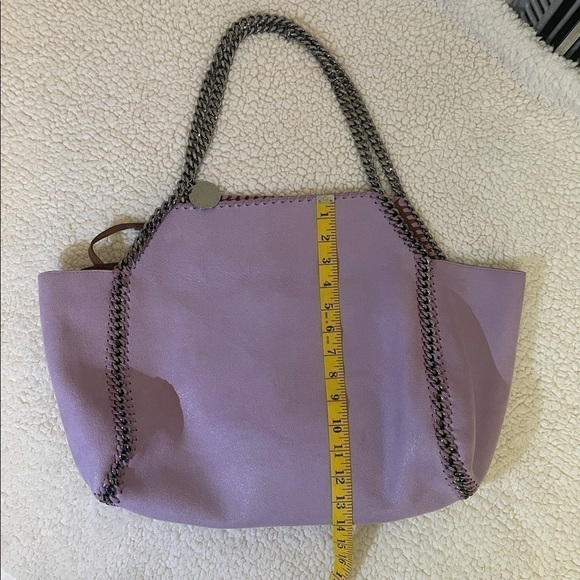 STELLA MCARTNEY Falabella reversible fold over purple tote - Picture 8 of 14